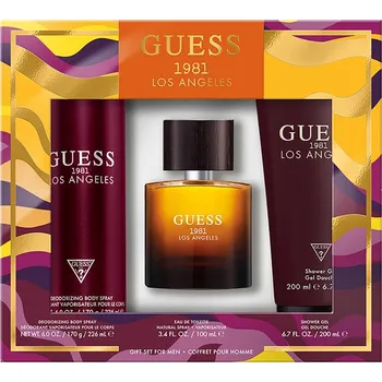 Sprchový gel Guess 1981 Guess 1981 Los Angeles toaletní voda 100 ml + Guess 1981 Los Angeles tělový sprej 226 ml + Guess 1981 Los Angeles sprchový gel 200 ml