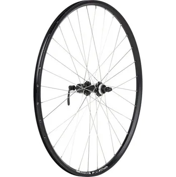 Zapletené kolo Koleso DEMA MTB Disc 27,5" čierne zadné kazetové s rýchloupínačom (Koleso DEMA MTB Disc 27,5" čierne zadné kazetové s rýchloupínačom)