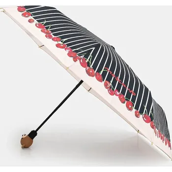 Deštník Deštník Moschino černá barva, 8712 8712.openclose 99X, vel. ONE SIZE