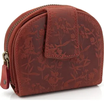 Ekavale Dámská kožená peněženka červená EV-09