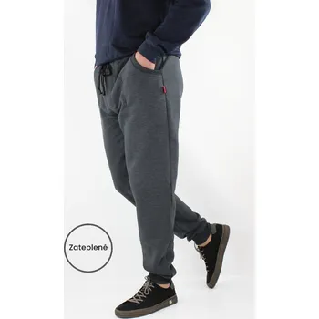 Pánské prodloužené tepláky SUPER HOT grafit velikost: XXL, délka: "34"