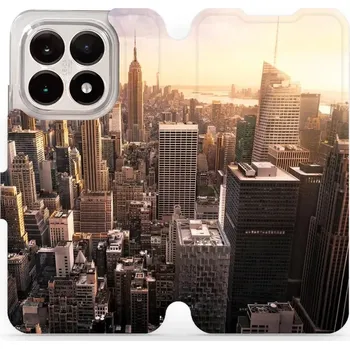 Pouzdro na mobilní telefon Flipové pouzdro Mobiwear - Xiaomi 15T - M138P New York (Knížkové flip pouzdro, obal, kryt na mobil Xiaomi 15T - M138P New York, materiál Umělá kůže + TPU - ochrana 360°, stojánek, silikonová vanička, magnetické zavírání)