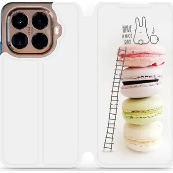 Pouzdro na mobilní telefon Flipové pouzdro Mobiwear - Xiaomi 15T Pro - M090P Makronky (Knížkové flip pouzdro, obal, kryt na mobil Xiaomi 15T Pro - M090P Makronky, materiál Umělá kůže + TPU - ochrana 360°, stojánek, silikonová vanička, magnetické zavírání)