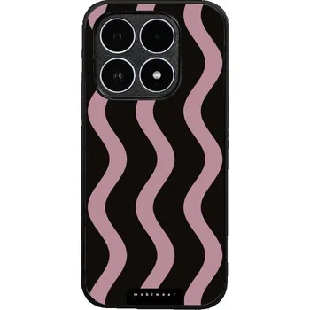 Pouzdro na mobilní telefon Lesklý kryt Mobiwear Glossy - Xiaomi 17 - GA54G Fialové vlnky (Prémiové lesklé pouzdro, obal, kryt Mobiwear Glossy na mobil Xiaomi 17 - GA54G Fialové vlnky, materiál Plast + TPU silikon - krytí po všech stranách, neošoupatelný potisk, tenké provedení,)
