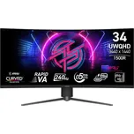 MSI MPG/346CQRF X24/34"/VA/wQHD/240Hz/0,5ms/Černá/3R MPG 346CQRF X24