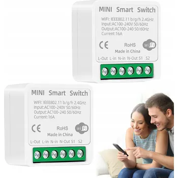vypínač PODOMÍTKOVÉ RELÉ BEZDRÁTOVÝ SPÍNAČ WiFi Modul TUYA SMART 16A