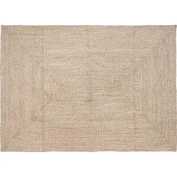 Koberec Kusové koberce Obdélníkový Přírodní a bílá 160 x 230 cm
