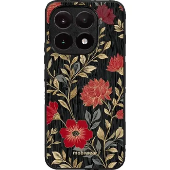 Pouzdro na mobilní telefon Lesklý kryt Mobiwear Glossy - Xiaomi 15T - V172S Červená kvítka (Prémiové lesklé pouzdro, obal, kryt Mobiwear Glossy na mobil Xiaomi 15T - V172S Červená kvítka, materiál Plast + TPU silikon - krytí po všech stranách, neošoupatelný potisk, tenké provedení,