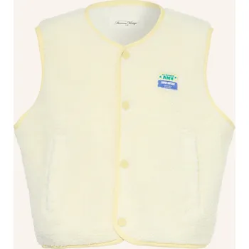 American Vintage Dětská Plyšová Vesta Hoktown, tmavě žlutá, 158