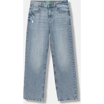 Chlapecké kalhoty Dětské rifle United Colors of Benetton 4DW2CE04J.G.seasonal modrá 50X, vel. 160