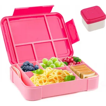 Obraz Svačinový box lunchbox Bento 1330ml růžový