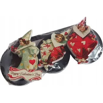 Obraz Dřevěná valentýnská dekorace 3 ks