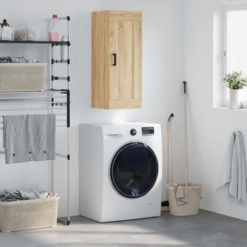 Příborník do zásuvky Nástěnná skříňka dub sonoma 34,5 x 34 x 90 cm kompozitní dřevo