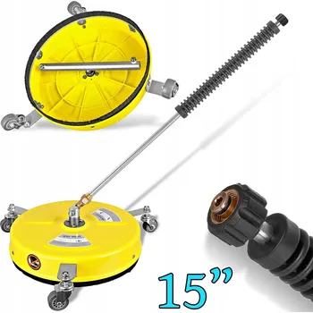Příslušenství pro vysokotlaký čistič ČISTIČ PLOCH T-RACER 15" PRO MYTÍ DLAŽBY A BETONU PRO VYSOKOTLAKÉ MYČKY KARCHER HD HDS