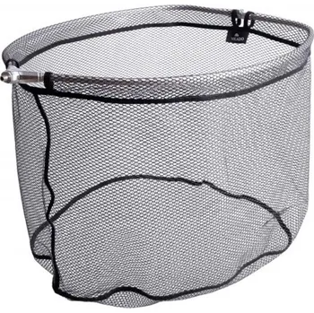 Podběrák MIKADO - Skládací podběráková hlava s pogumovanou sítí 6 mm 60×50 cm