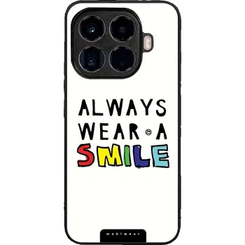 Pouzdro na mobilní telefon Lesklý kryt Mobiwear Glossy - Xiaomi 15T Pro - G077G Always smile (Prémiové lesklé pouzdro, obal, kryt Mobiwear Glossy na mobil Xiaomi 15T Pro - G077G Always smile, materiál Plast + TPU silikon - krytí po všech stranách, neošoupatelný potisk, tenké)