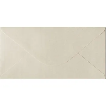 Obálka OZDOBNÉ OBÁLKY Papírové Obálka DL 110x220 Nature světle béžová K., 120 g/m2