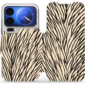 Pouzdro na mobilní telefon Flipové pouzdro Mobiwear - Xiaomi 17 Pro - VA52S V koruně stromu (Knížkové flip pouzdro, obal, kryt na mobil Xiaomi 17 Pro - VA52S V koruně stromu, materiál Umělá kůže + TPU - ochrana 360°, stojánek, silikonová vanička, magnetické zavírání)