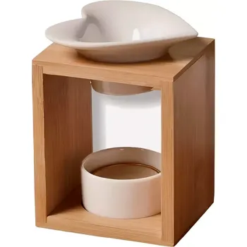 Aroma lampa Zen’Arôme Aromalampa na vosky a oleje vícedílná bílá Srdce (Árón)