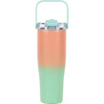 Termohrnek CMP KA0676 Termohrnek s rukojetí na přenášení, 900 ml, zelenooranžový