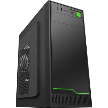 PC skříň Eurocase N6-500B Skříň, Middle tower, bez zdroje, ATX, 2× USB 3.0, černá P001038859500