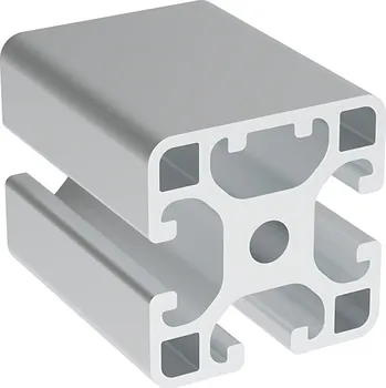 Stavební profil Alusic Hliníkový profil IM 40-8, 40x40, se 3 drážkami, lehký