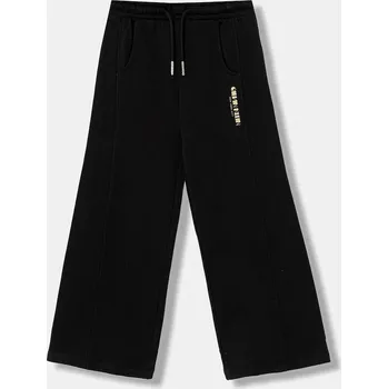 Dětské bavlněné tepláky Calvin Klein Jeans černá barva, s potiskem, IG0IG03097 IG0IG03097.128.176.PPY2 99X, vel. 140