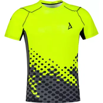 Pánské tričko Pánské funkční kompresní triko premium ALTISPORT VOJ/ALM109TR04 FLUO YELLOW L