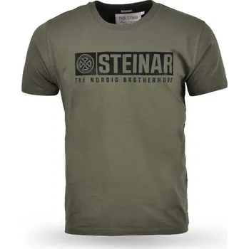Pánské oblečení Thor Steinar Trovag Tričko Olivové 3XL