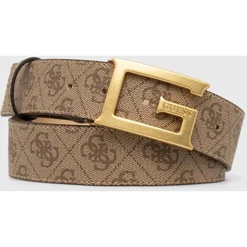 Opasek Pásek Guess VIKKY dámský, béžová barva, BW9103 P4238 BW9103.P4238 80X, vel. S