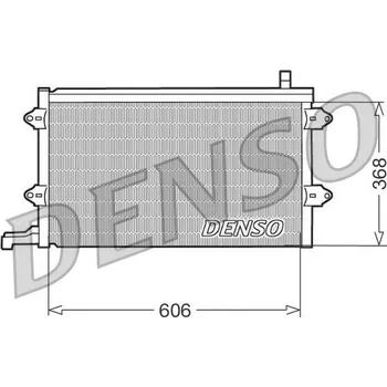 Výparník klimatizace Kondenzátor, klimatizace DENSO DCN32003