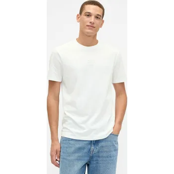 Pánské tričko GAP Pánské Tričko s logem Everyday Soft GAP Bílá XXL (2960048)