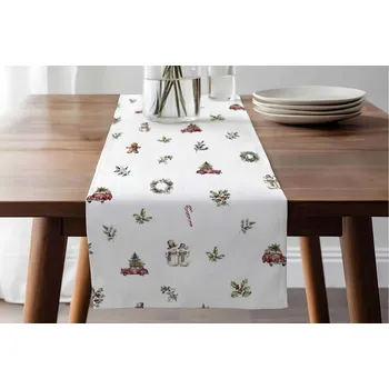 Povlečení DARRÉ Bavlněný běhoun Vánoční jízda Velikost: 19 x 100