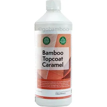 barva a nátěr na dřevo Lak na Bambusový nábytok Bamboo Topcoat Caramel 1L (vodní báze)