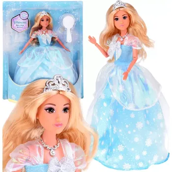 Panenka Anlily sněhová princezna – panenka v modrých šatech se sněhovými vločkami