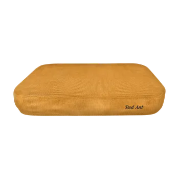 Pelíšek pro psa REDANT ortopedický pelíšek pro psa s paměťovou pěnou ORTHOPEDIC CORD hořčicový S pamäťovou penou S