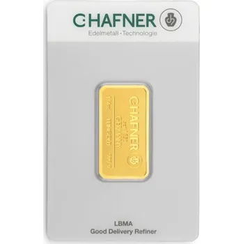 1/4 Oz investiční zlatý slitek C. Hafner