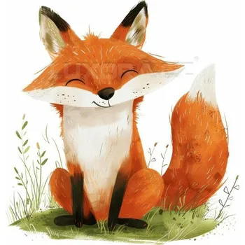 Nášivka Nažehlovačka Liška - 6 x 6 cm