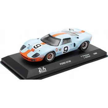 autíčko Ford GT40 24h Le Mans 1968 Rodriguez / Bianchi 1:43 Spark Model časopis s modelem Ford GT40 - kovový model