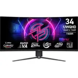 MSI MPG/346CQRF X24/34"/VA/wQHD/240Hz/0,5ms/Černá/3R