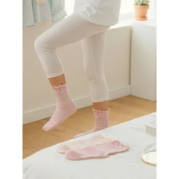 Sinsay - Pruhované ponožky s ozdobnou mašlí 3 balení - růžová - 263GS-MLC - 263GS-MLC-R34