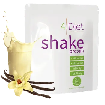 Protein 4Diet Diet Shake Protein, Vanilka, 1000 g