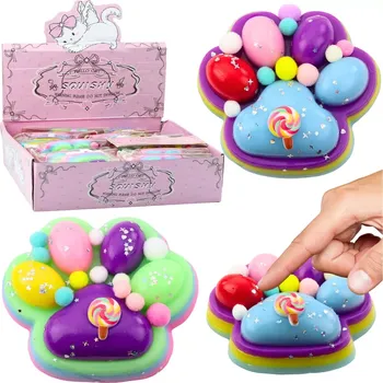 Figurka Antistresový mačkací gniotek kočičí tlapka Squishy XXL