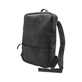 Městský batoh REDANT kožený batoh NATIVE černý MacBook 15" a 16"