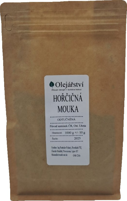 Olejářství Hořčičný prášek z lisovny