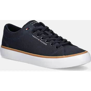Pánská obuv Tenisky Tommy Hilfiger TH HI VULC CORE LOW II MESH FM0FM05513 námořnická modř 59X, EUR 44