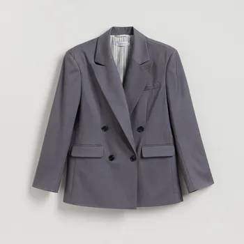 Dámské sako Reserved - Sako dvouřadé - tmavě šedá - 904HF-90X - 904HF-90X-L