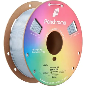 Filament Polymaker Panchroma PLA Silk Silver 1,75mm 1kg