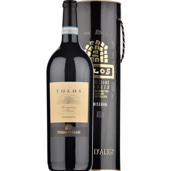 Víno Spinelli Tolos Montepulciano d'Abruzzo DOC Riserva 2016 gift can Magnum 1.5L