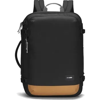 Městský batoh Pacsafe Go Carry On Backpack 34 jet black kabinový bezpečnostní batoh